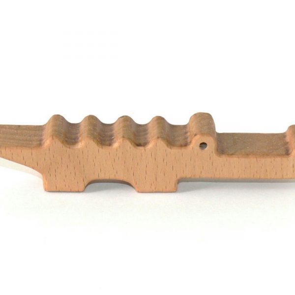 Cocodrilo grande de madera | Eco friendly handmade wooden toys by